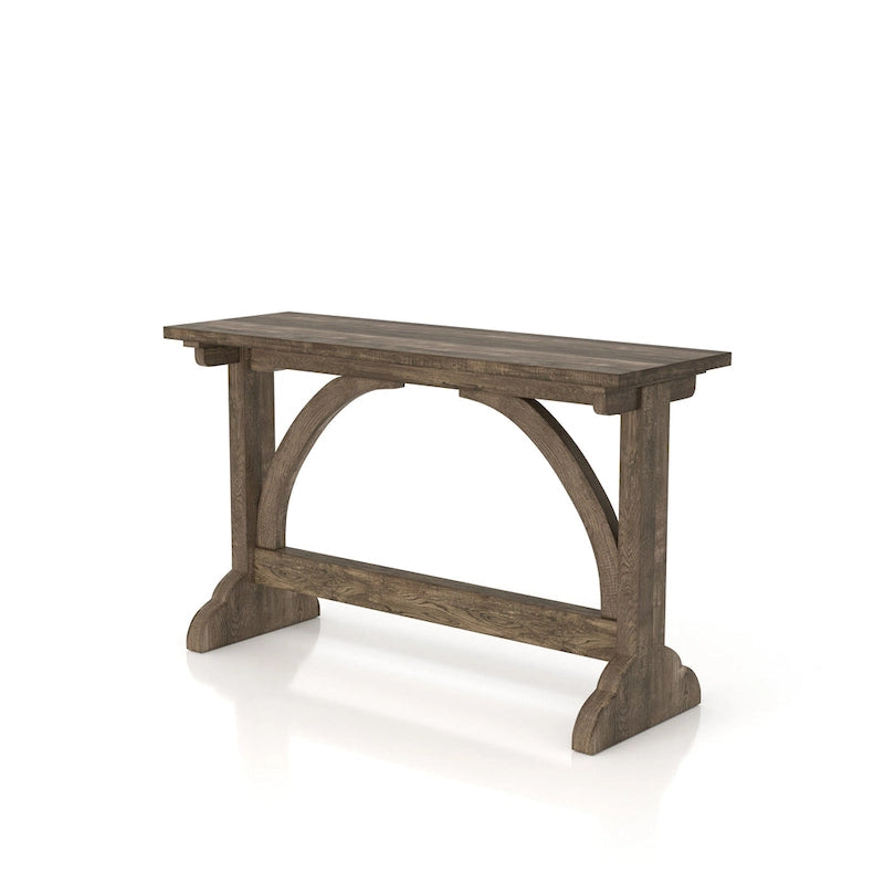 Consolle Catrina Rustic Oak Finish da 47 pollici di Furniture of America