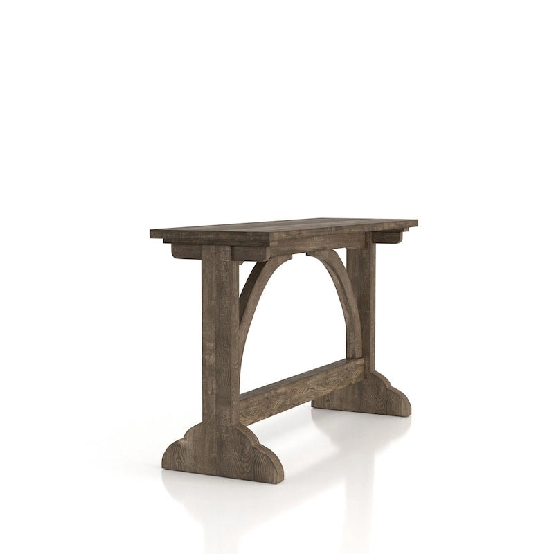 Consolle Catrina Rustic Oak Finish da 47 pollici di Furniture of America