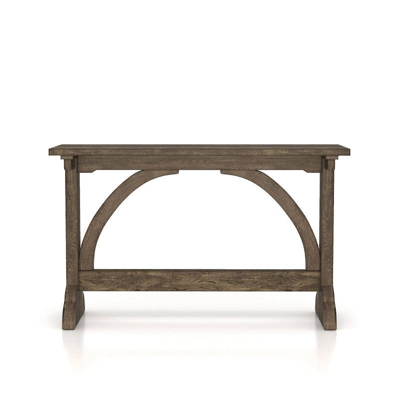 Consolle Catrina Rustic Oak Finish da 47 pollici di Furniture of America