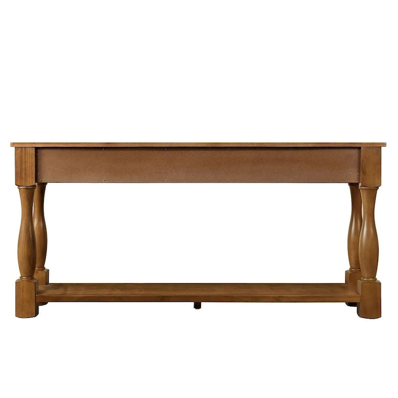 Consolle da divano lunga 161 cm con 3 cassetti per ingresso, retro divano, corridoio, atrio