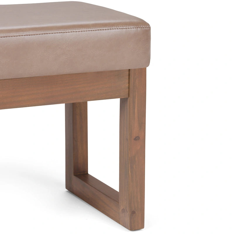 WYNDENHALL Madison 26 inch Wide Contemporary Rectangle Ottoman Bench