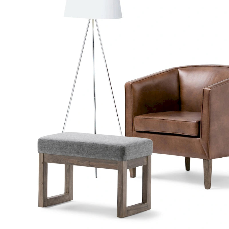 WYNDENHALL Madison 26 inch Wide Contemporary Rectangle Ottoman Bench