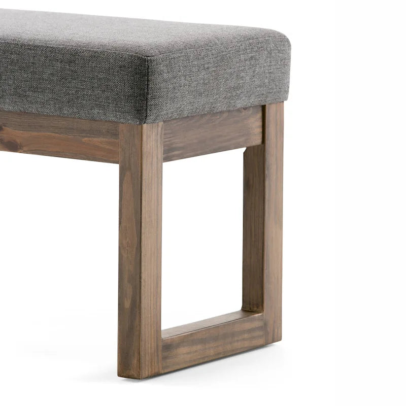 WYNDENHALL Madison 26 inch Wide Contemporary Rectangle Ottoman Bench