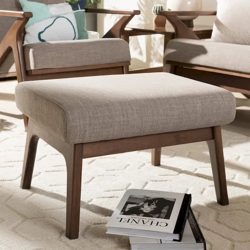 Pouf Mid-Century di Baxton Studio