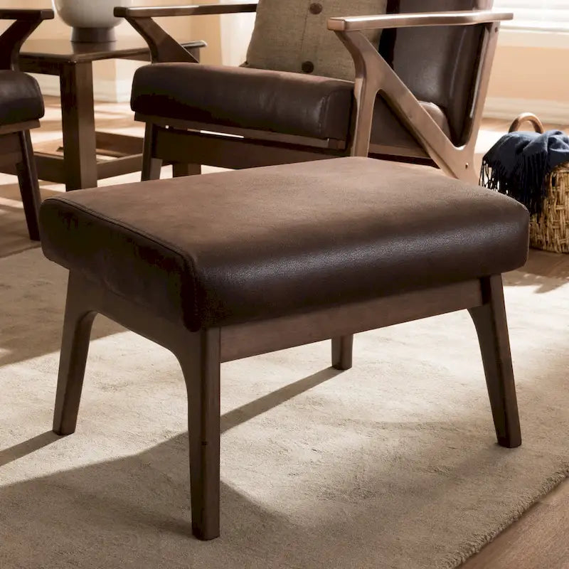 Pouf Mid-Century di Baxton Studio