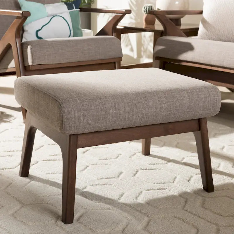 Pouf Mid-Century di Baxton Studio