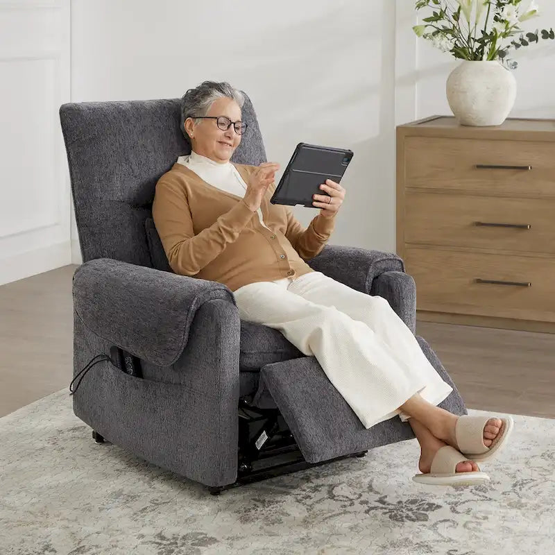 Chloe Power Lift Recliner with Heat Massage for Elderly