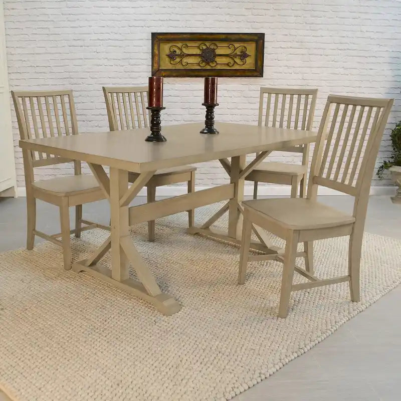 Perry Mission-style Hardwood Dining Chair