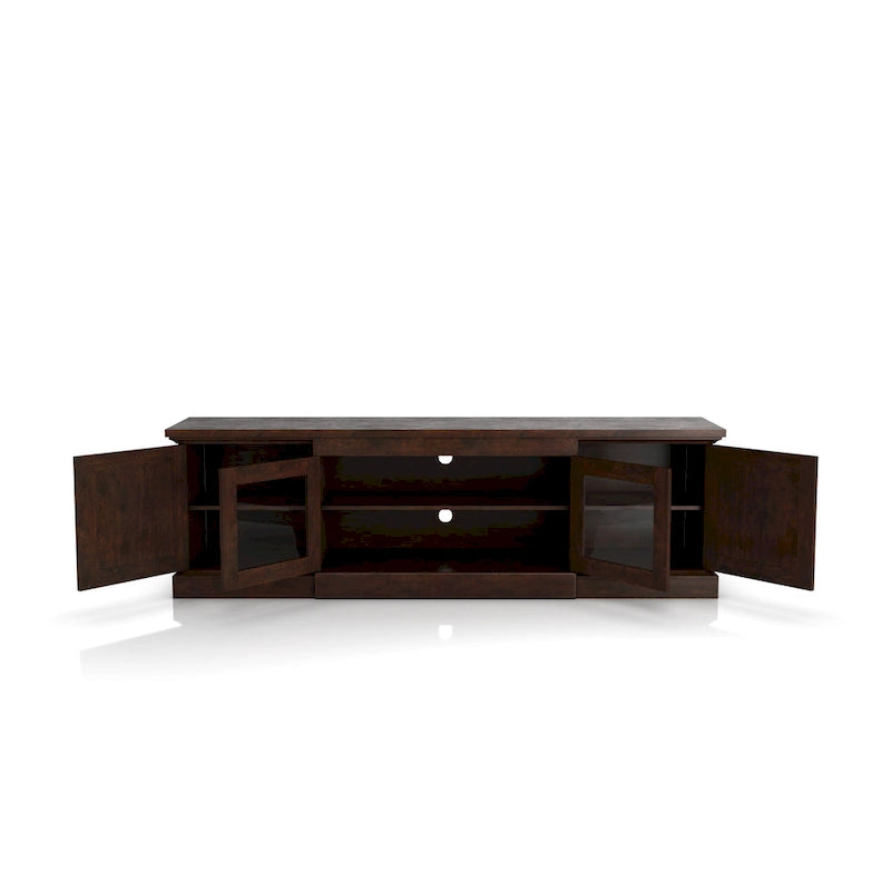 Mobile TV consolle multifunzione Bick Rustic da 68 pollici di Furniture of America