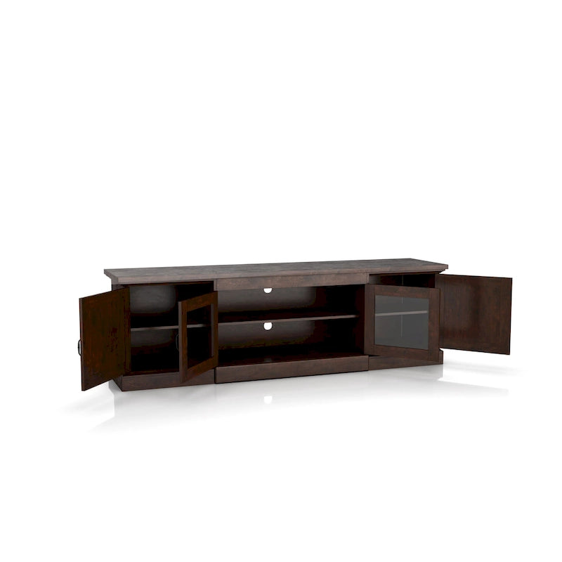 Mobile TV consolle multifunzione Bick Rustic da 68 pollici di Furniture of America