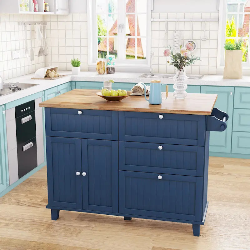 Set tavolo da cucina stile rustico con anta a ribalta