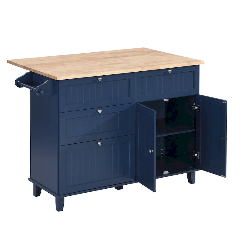 Set tavolo da cucina stile rustico con anta a ribalta