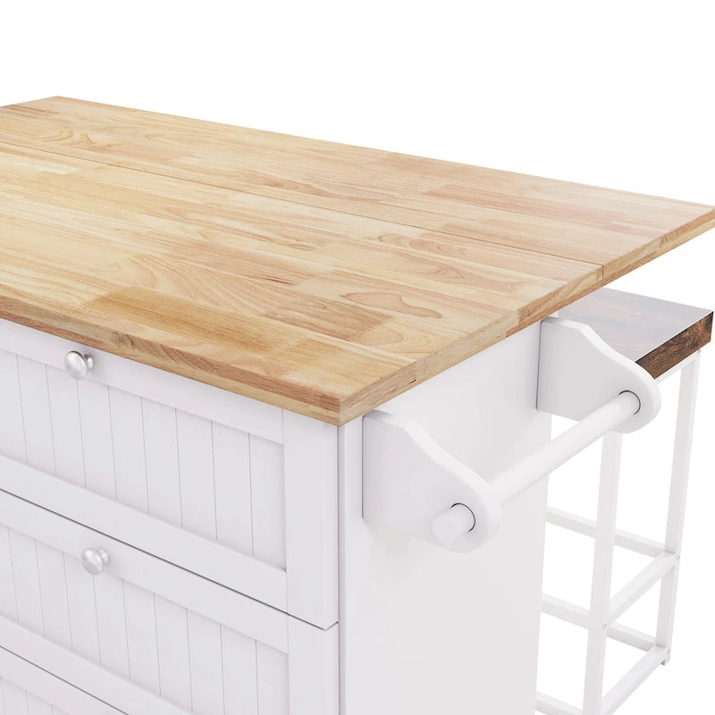Set tavolo da cucina stile rustico con anta a ribalta