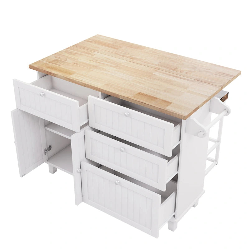 Set tavolo da cucina stile rustico con anta a ribalta