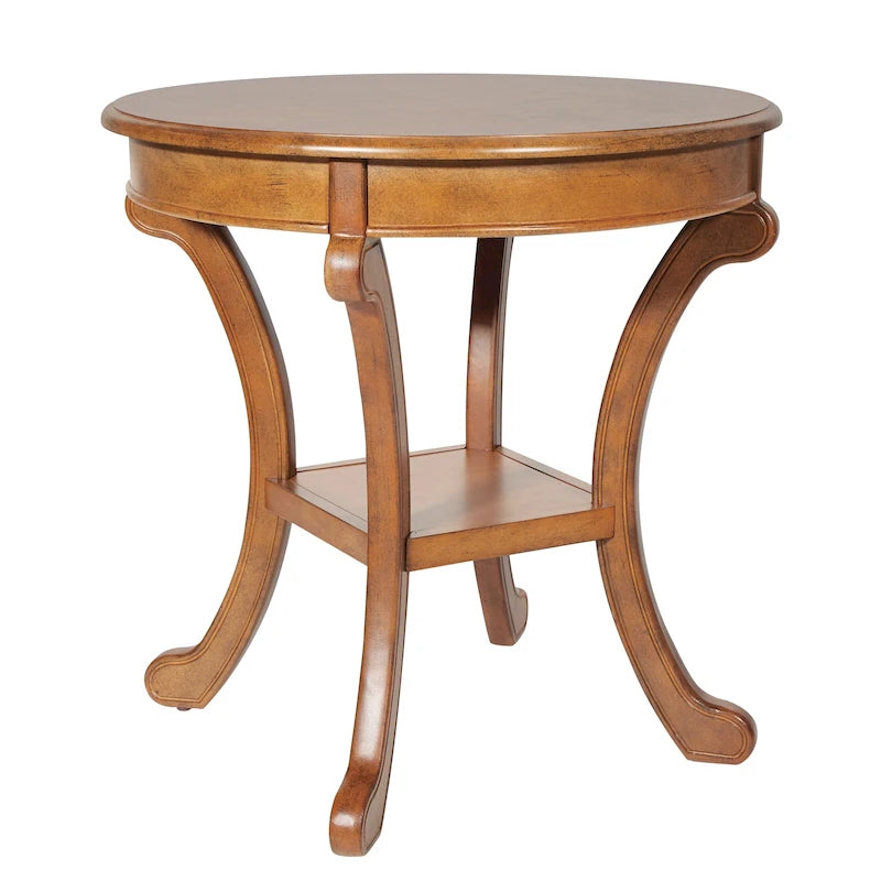 Tavolino d'appoggio transizionale dipinto a mano Copper Grove Korostyshiv