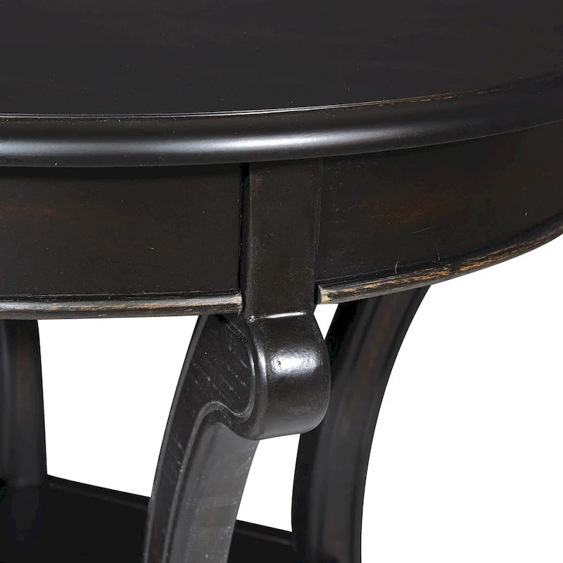 Tavolino d'appoggio transizionale dipinto a mano Copper Grove Korostyshiv