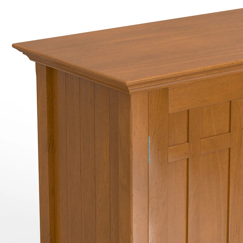 WYNDENHALL Freemont SOLID WOOD 54 inch Wide Transitional Sideboard Buffet and Wine Rack - 54 W x 17 D x 36 H