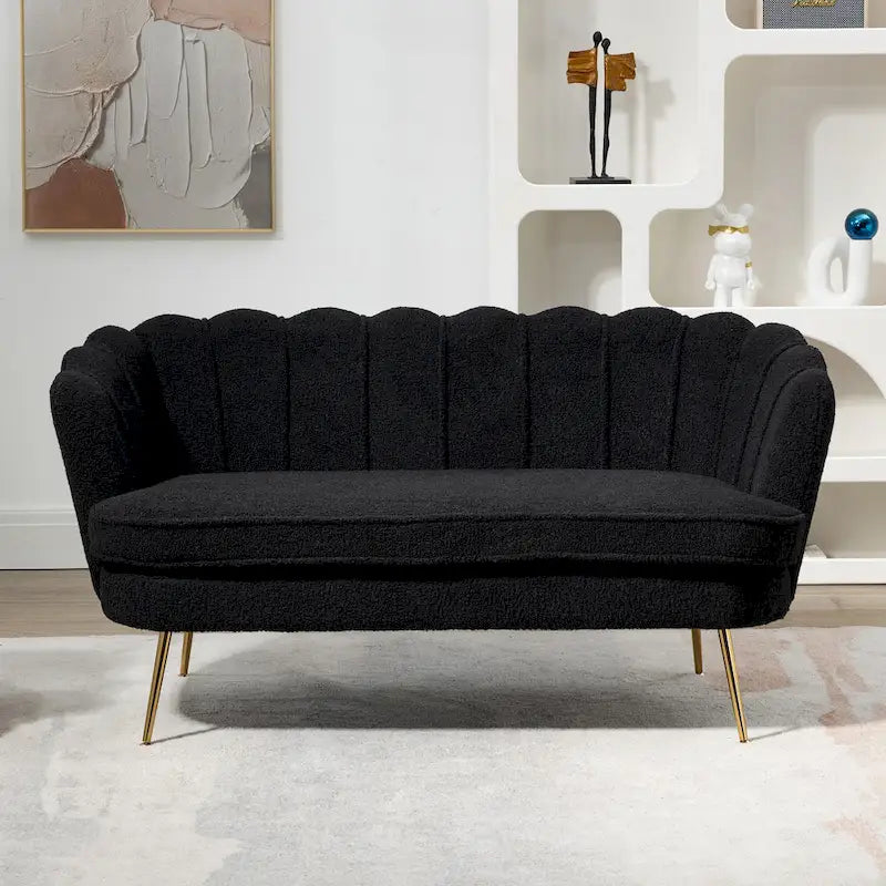 Divanetto Imbottito Stile Mid-Century Modern 59W