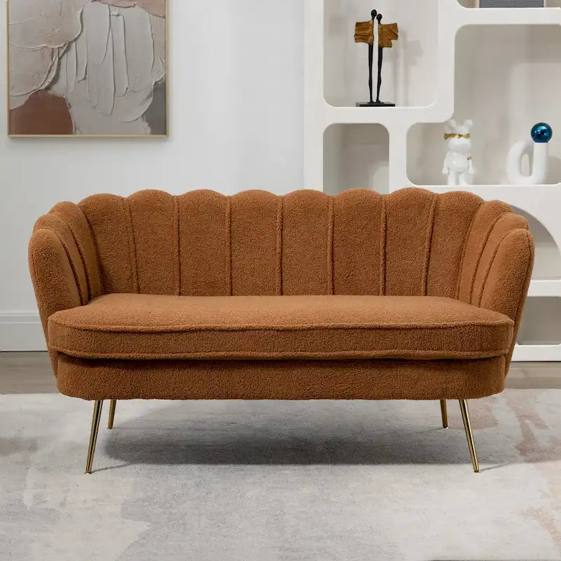 Divanetto Imbottito Stile Mid-Century Modern 59W