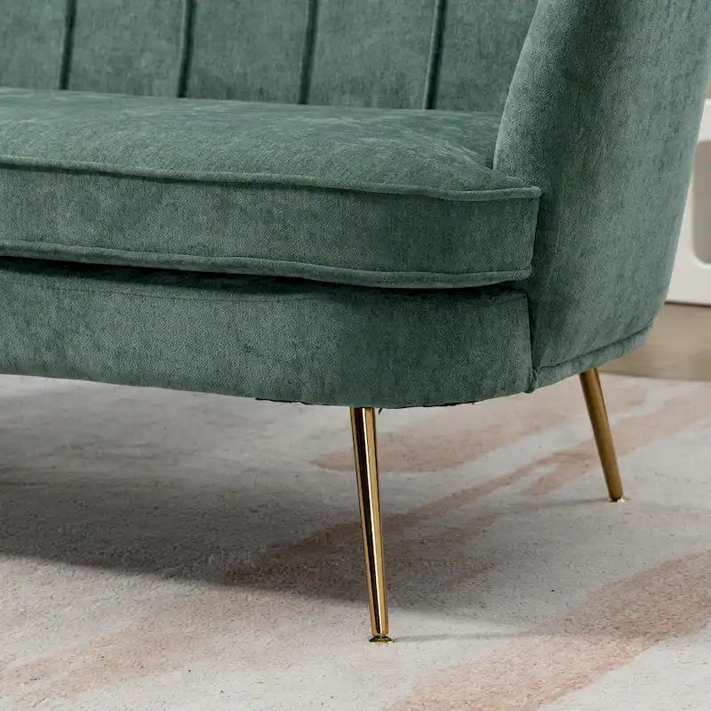 Divanetto Imbottito Stile Mid-Century Modern 59W