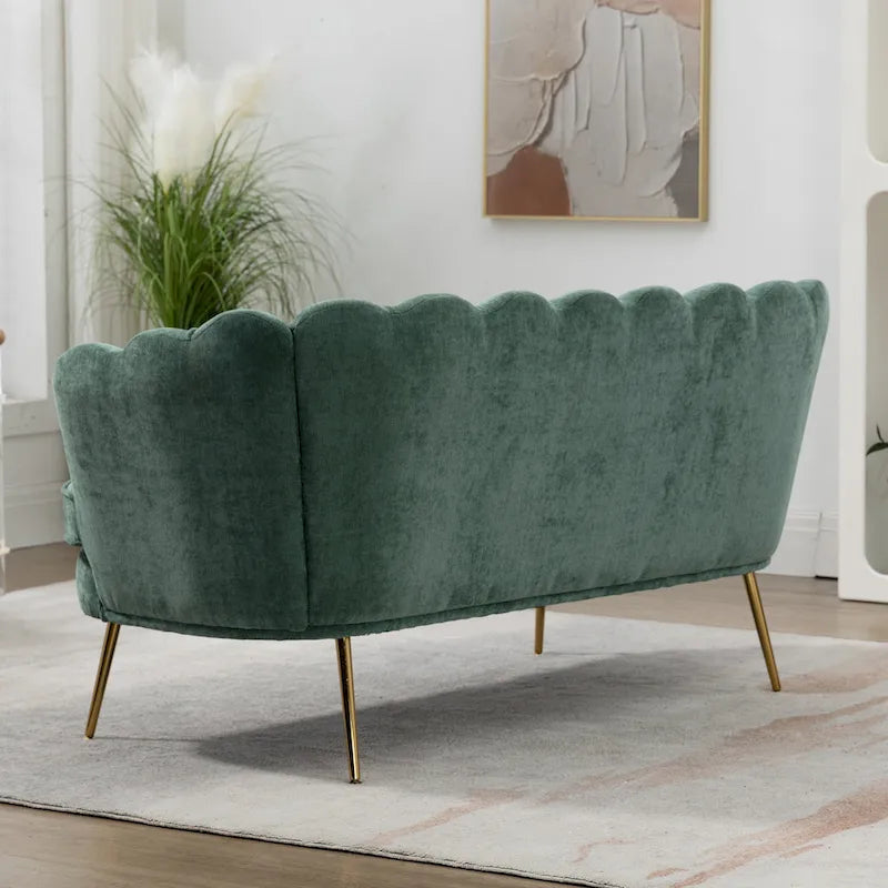 Divanetto Imbottito Stile Mid-Century Modern 59W