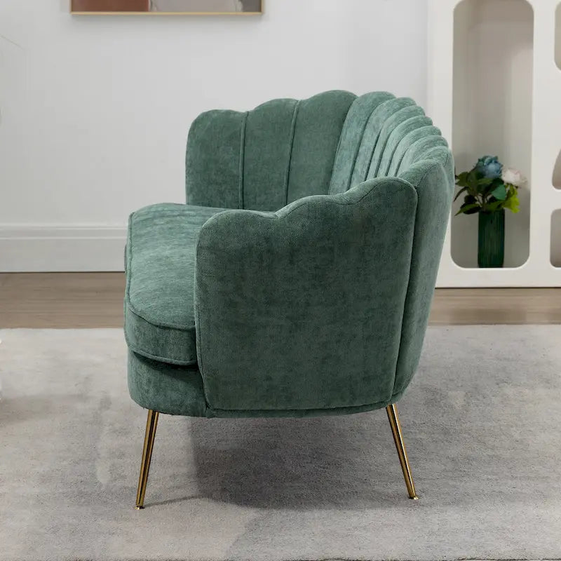 Divanetto Imbottito Stile Mid-Century Modern 59W