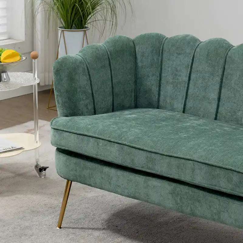Divanetto Imbottito Stile Mid-Century Modern 59W
