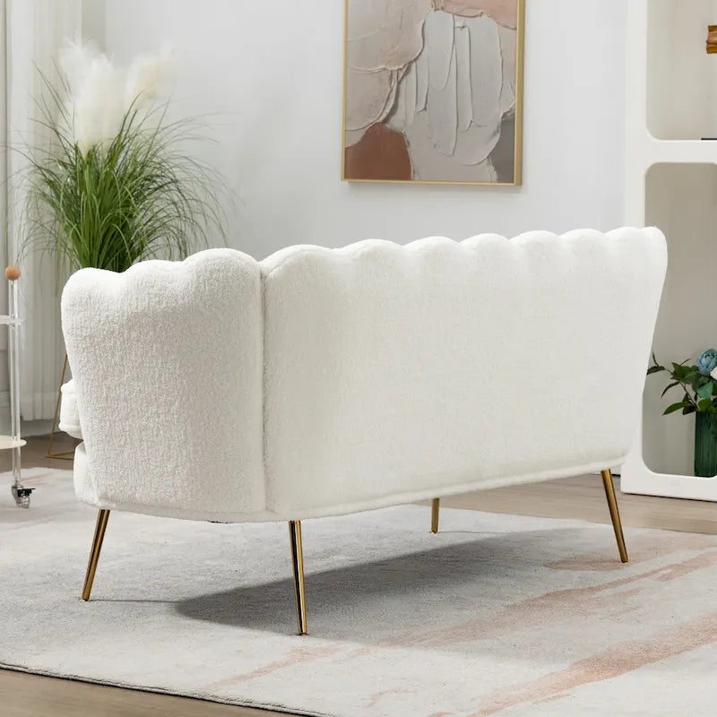 Divanetto Imbottito Stile Mid-Century Modern 59W