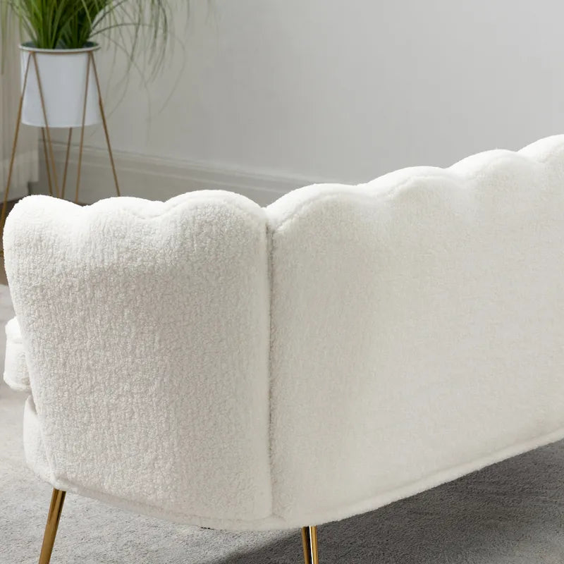 Divanetto Imbottito Stile Mid-Century Modern 59W