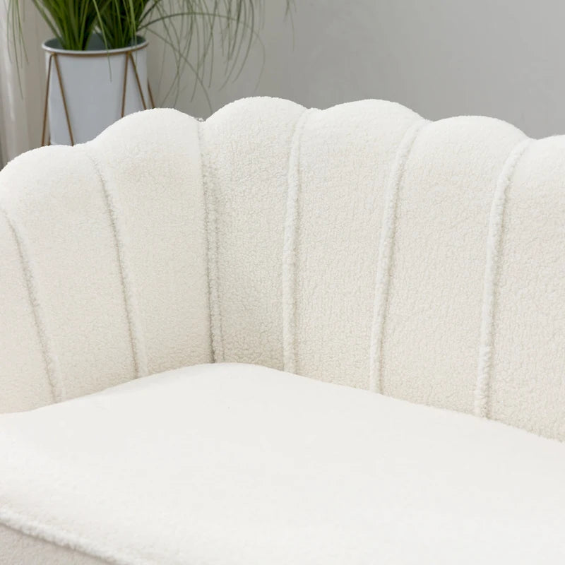 Divanetto Imbottito Stile Mid-Century Modern 59W