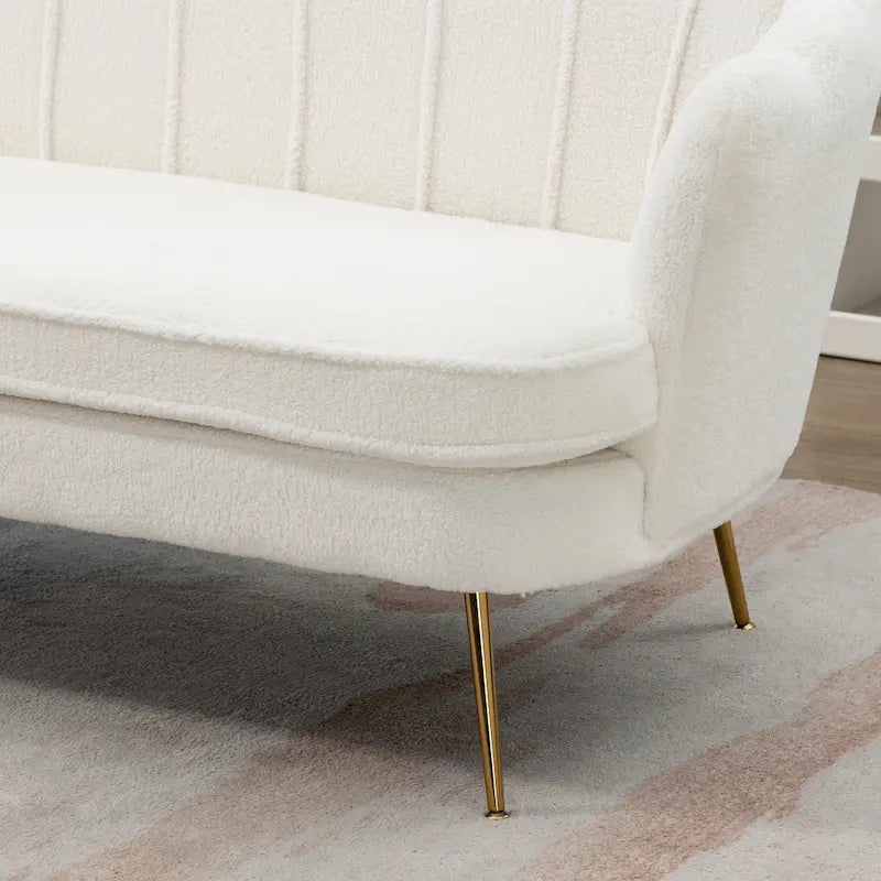 Divanetto Imbottito Stile Mid-Century Modern 59W
