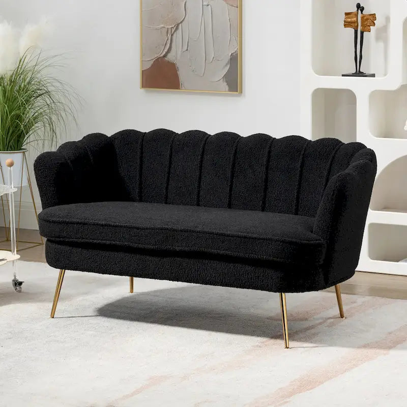 Divanetto Imbottito Stile Mid-Century Modern 59W