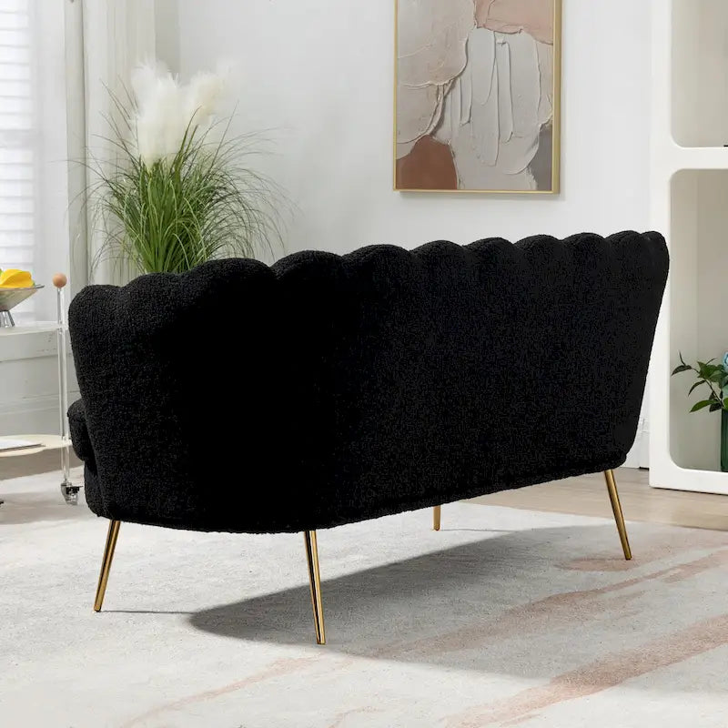 Divanetto Imbottito Stile Mid-Century Modern 59W