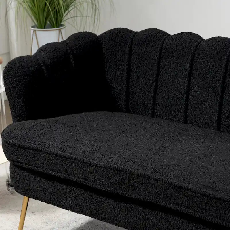 Divanetto Imbottito Stile Mid-Century Modern 59W
