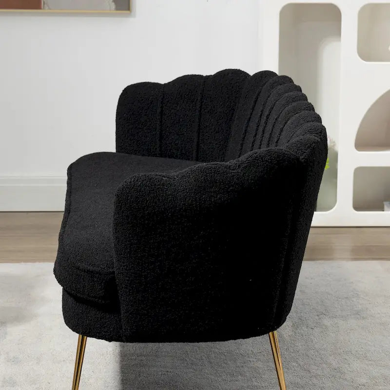 Divanetto Imbottito Stile Mid-Century Modern 59W