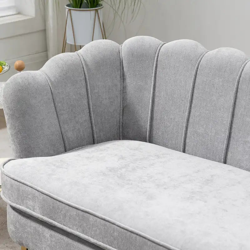 Divanetto Imbottito Stile Mid-Century Modern 59W