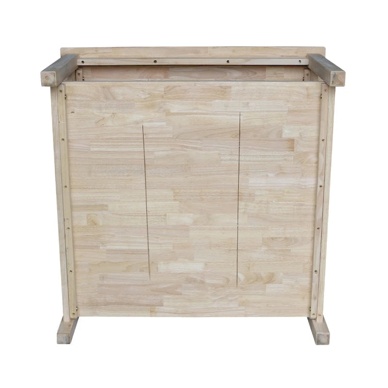 International Concepts Hampton Tavolino da Salotto Quadrato in Legno Massello - 91 x 91 cm