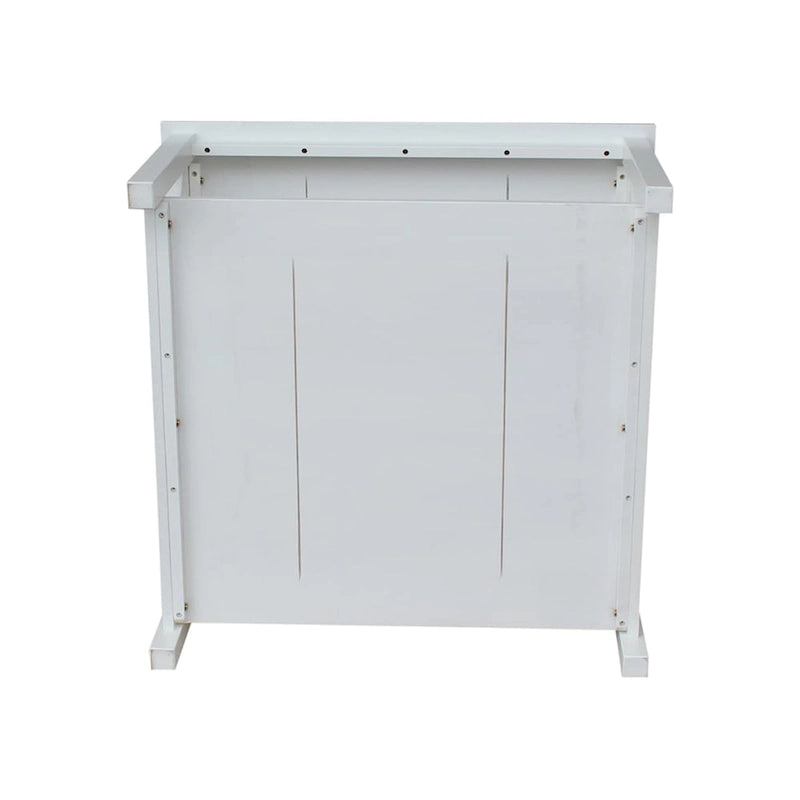 International Concepts Hampton Tavolino da Salotto Quadrato in Legno Massello - 91 x 91 cm