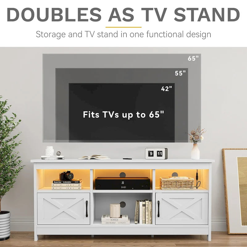 Mobile TV Moasis Farmhouse per TV da 65/55 pollici