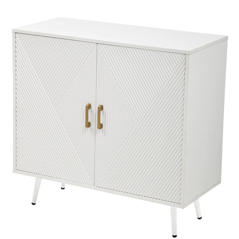 Moasis Mobile Basso Moderno in Legno a 2 Ante