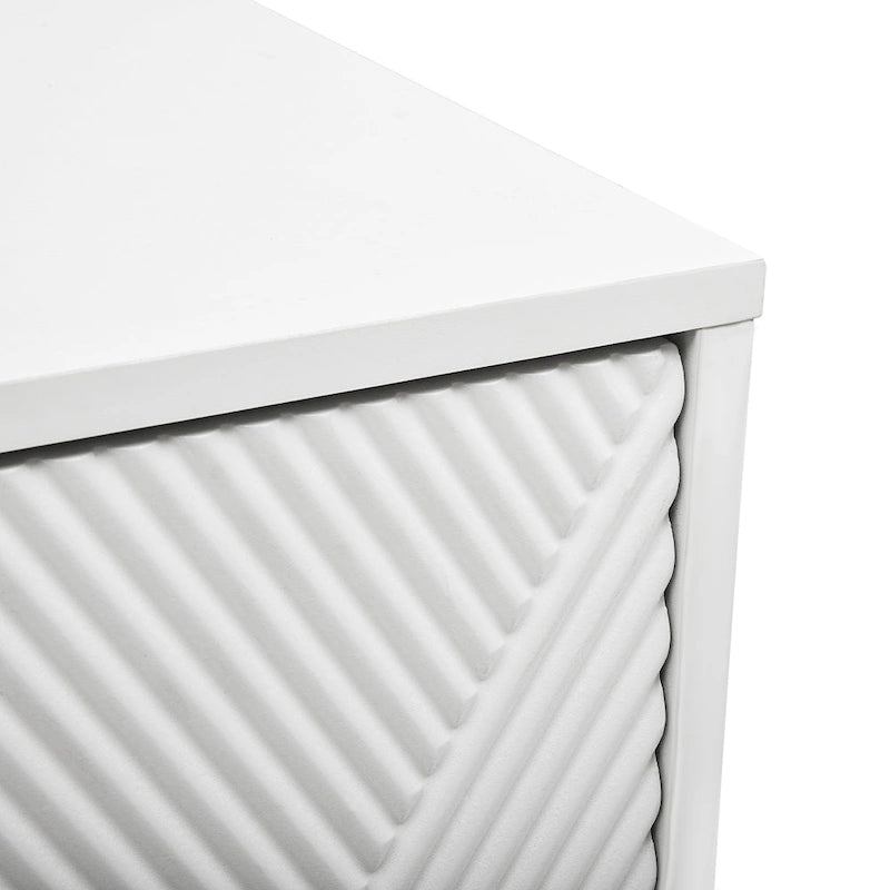 Moasis Mobile Basso Moderno in Legno a 2 Ante