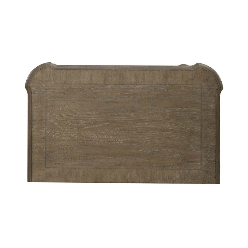 Letto con pannelli, cassettiera con specchio e comodino Magnolia Manor