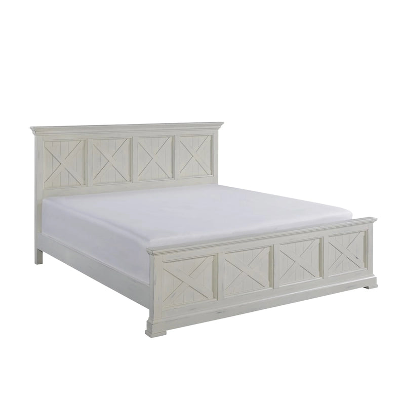Homestyles Seaside Lodge Struttura Letto King Bianco Sporco