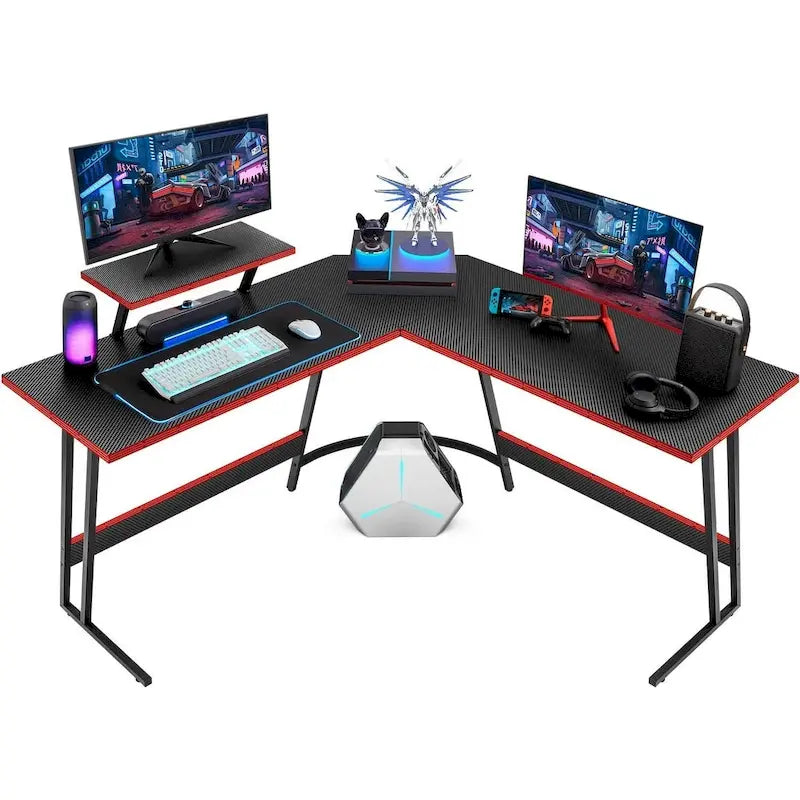 Homall Scrivania da Gioco a L Scrivania ad Angolo per Computer Scrivania per PC Tavolo