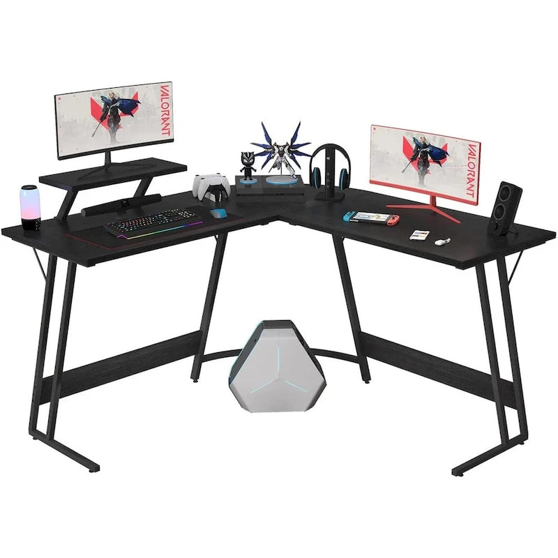 Homall Scrivania da Gioco a L Scrivania ad Angolo per Computer Scrivania per PC Tavolo