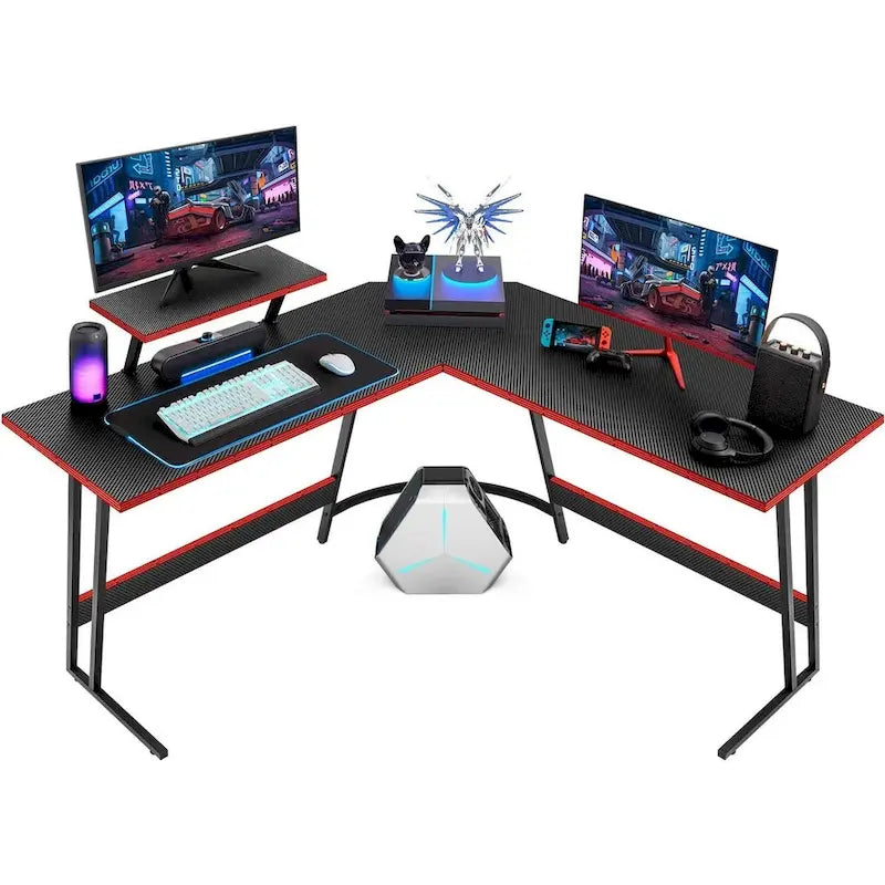 Homall Scrivania da Gioco a L Scrivania ad Angolo per Computer Scrivania per PC Tavolo