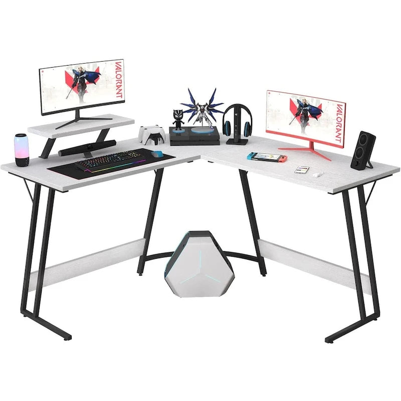 Homall Scrivania da Gioco a L Scrivania ad Angolo per Computer Scrivania per PC Tavolo