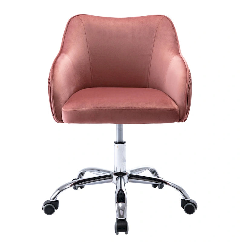 Sedia da ufficio ergonomica regolabile Corvus Braff con rivestimento in velluto