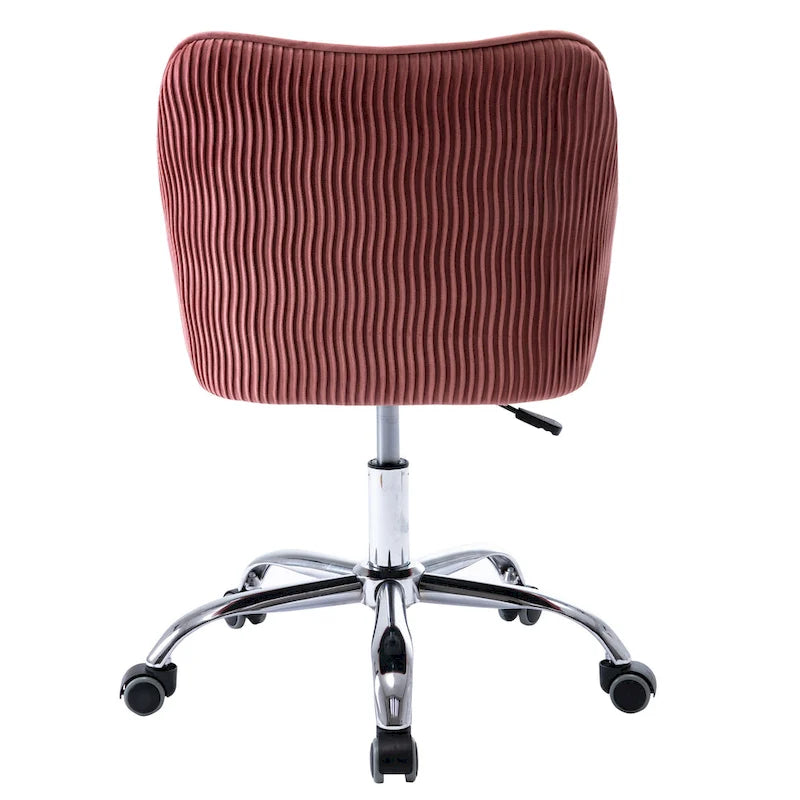 Sedia da ufficio ergonomica regolabile Corvus Braff con rivestimento in velluto