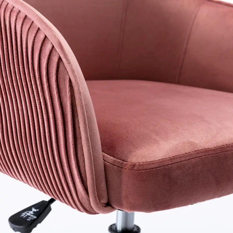 Sedia da ufficio ergonomica regolabile Corvus Braff con rivestimento in velluto